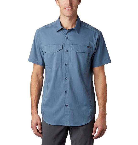 Columbia Silver Ridge Lite Shirts Men Blue USA (US895116)